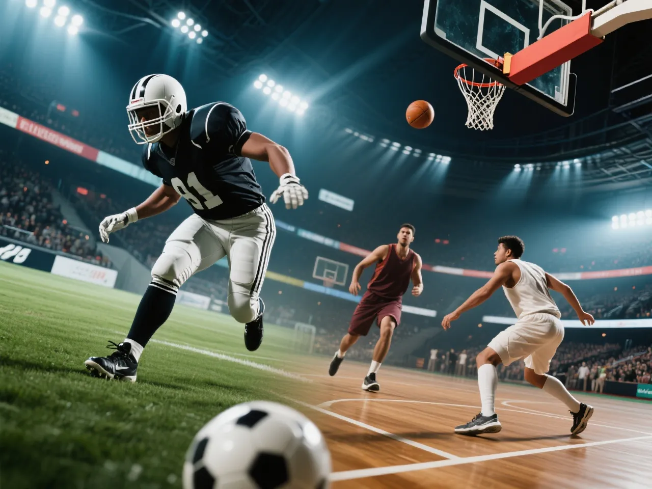 体育赛事动感视觉海报